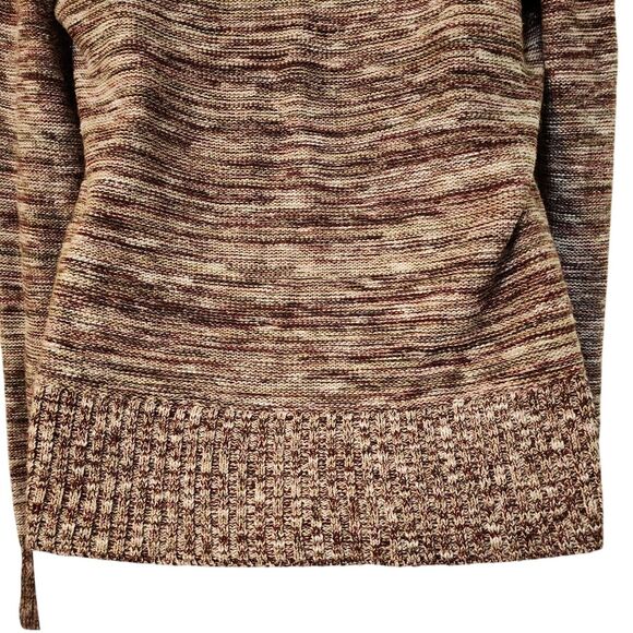 Cato Womens Cardigan Sweater Size M Burgundy 1-Button Shawl Collar Long Sleeve - Picture 10 of 10